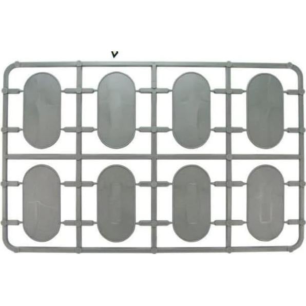 Bases Redondas de Plástico Warlord Games - Paquete Mixto 25mm, 40mm, 60mm