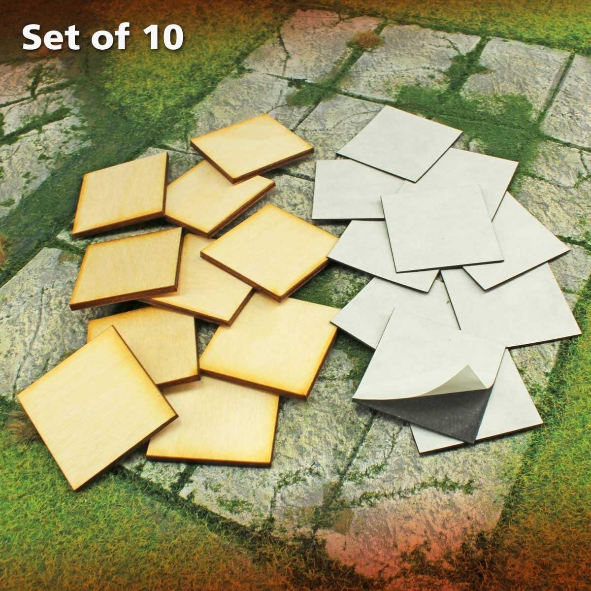 Kit de Bases LITKO 40mm Cuadrado para Warhammer Infantería