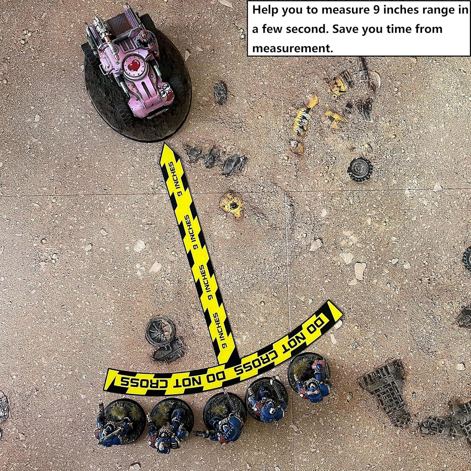 Regla de Medición Jucoci 22.86 cm para Juegos de Guerra