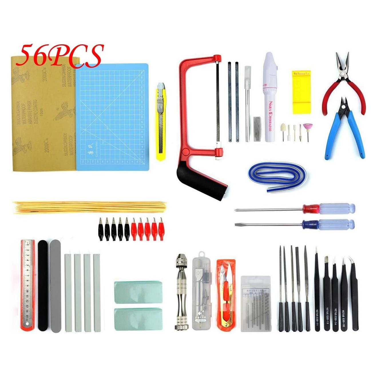 Kit de herramientas de modelado BXQINLENX 56 piezas