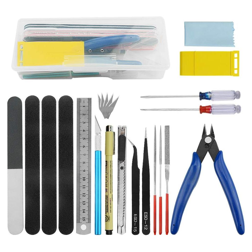 Kit de Herramientas BXQINLENX 20 PZS para Modelistas