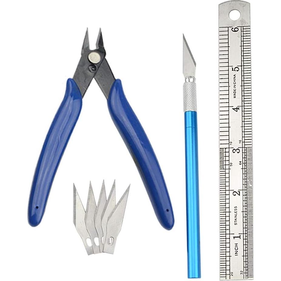 Kit de Herramientas BXQINLENX 20 PZS para Modelistas