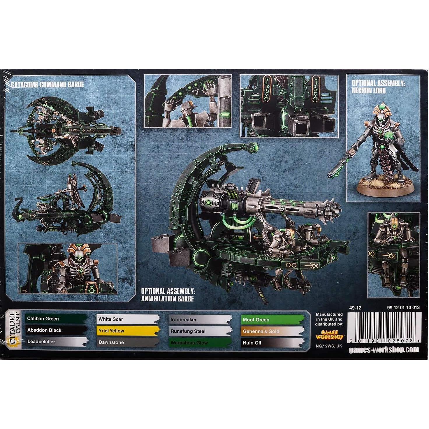 Juego de mesa Necron Barge de Comando Games Workshop 99120110013