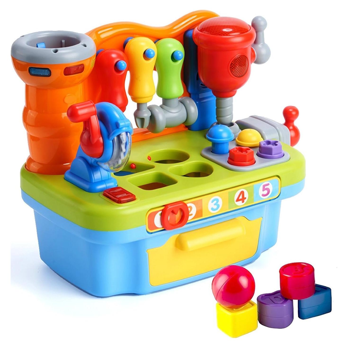 Banco de Trabajo Musical Woby para Niños con Herramientas