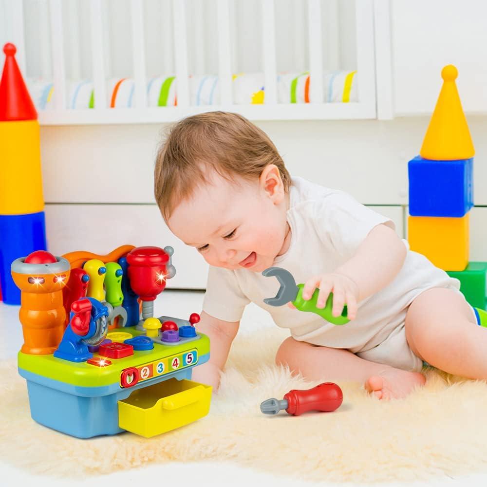 Banco de Trabajo Musical Woby para Niños con Herramientas