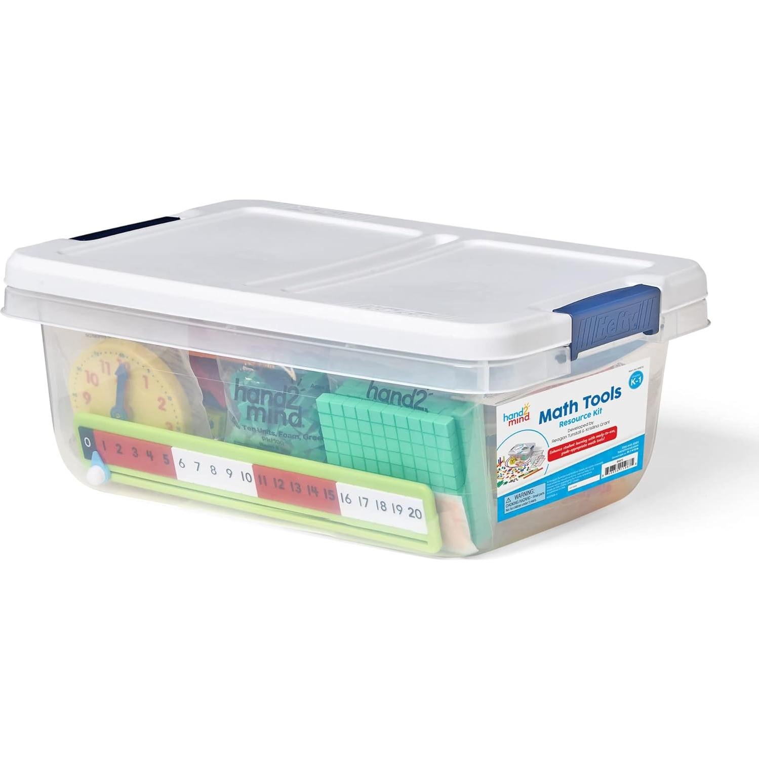 Conjunto de Manipulativos Matemáticos hand2mind K-1 - 2.26 kg