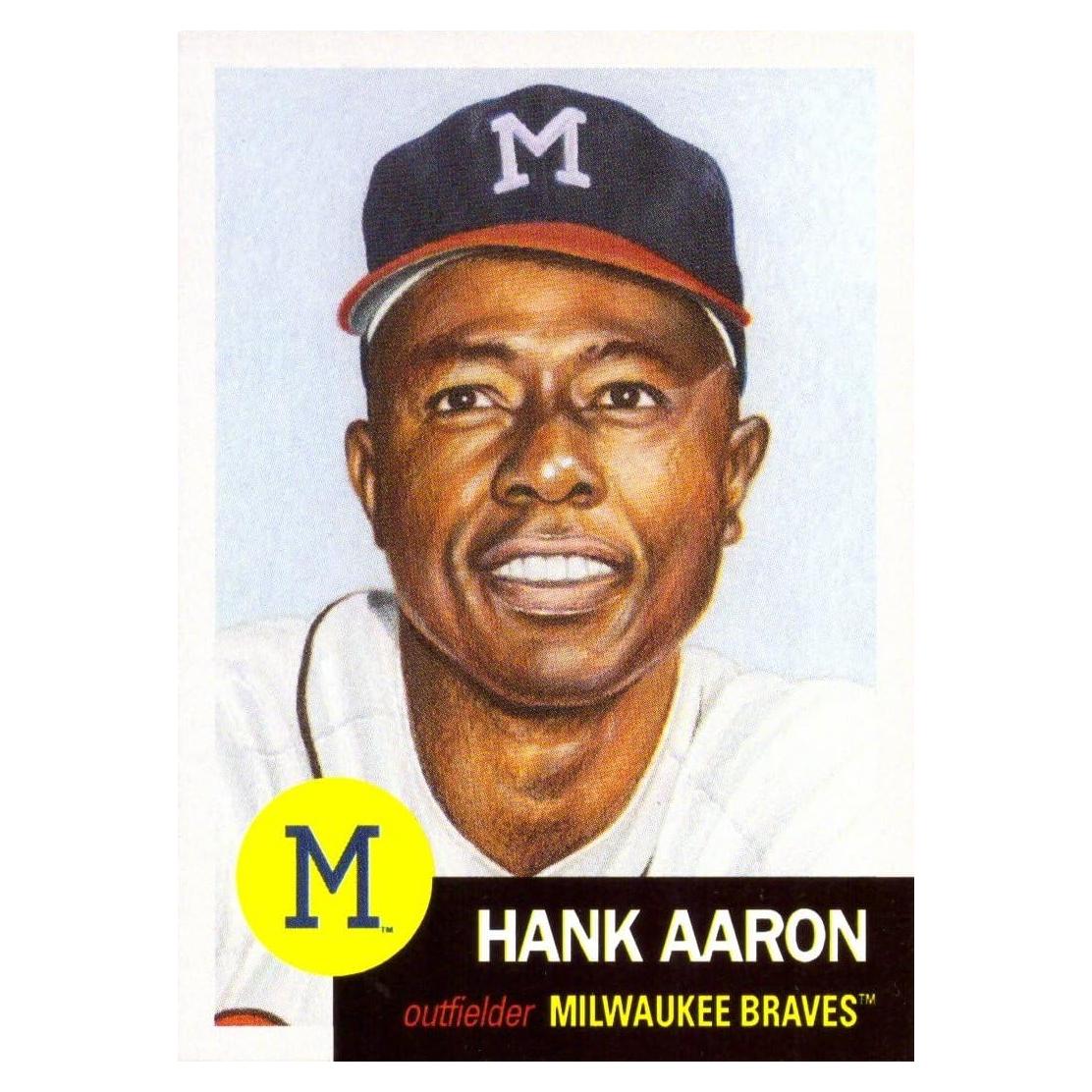 Tarjeta de Béisbol Topps Living Set 2018 Hank Aaron #46