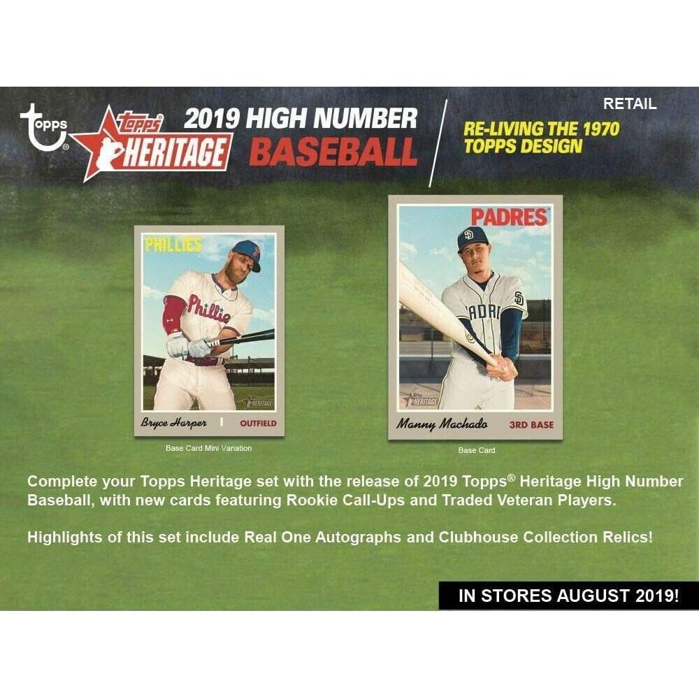 Set Completo Tarjetas de Béisbol Topps Heritage 2019 501-700