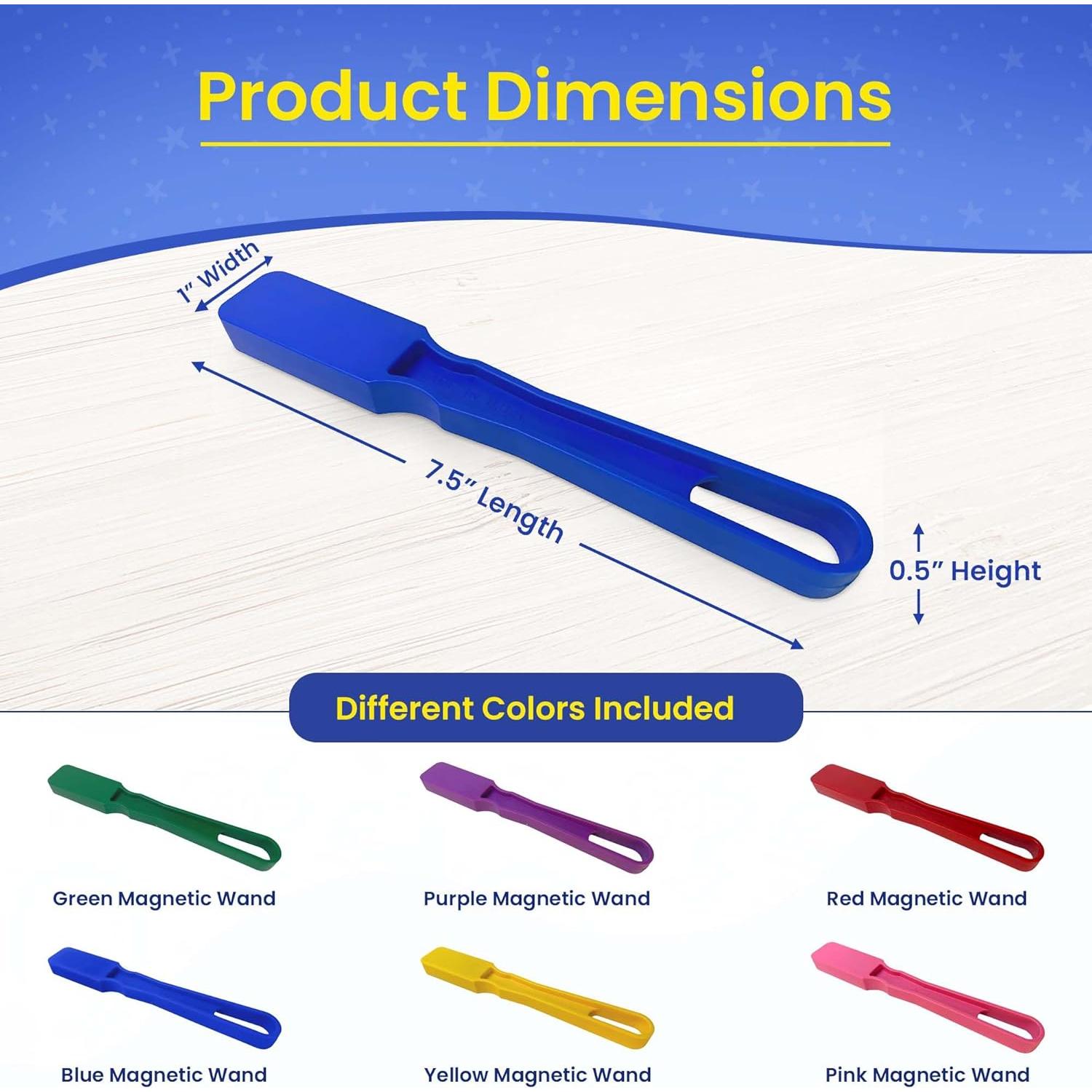 Juego de 18 Varitas Magnéticas de Bingo Mr. Chips - Hecho en EE. UU.