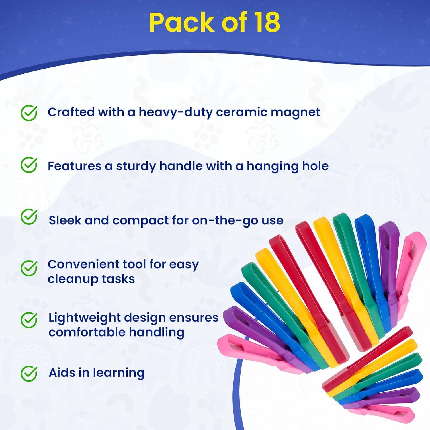 Juego de 18 Varitas Magnéticas de Bingo Mr. Chips - Hecho en EE. UU.