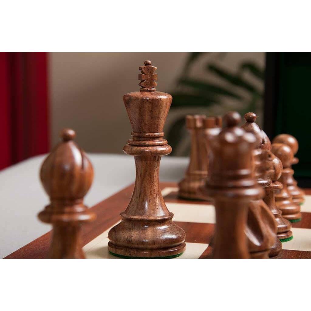 Juego de Ajedrez Grandmaster Staunton con Tablero y Caja