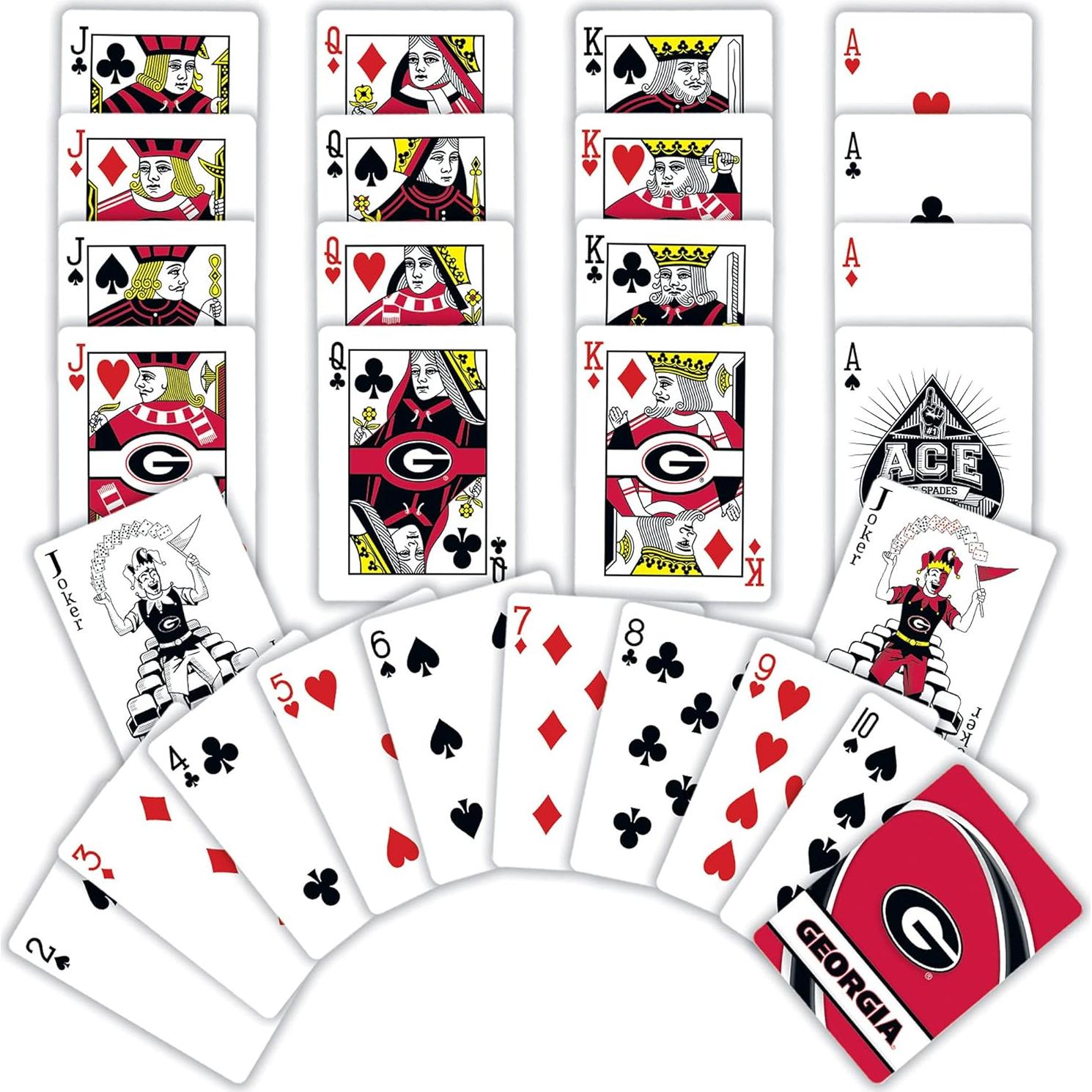 Cartas de Juego NCAA Bulldogs de Georgia - MasterPieces