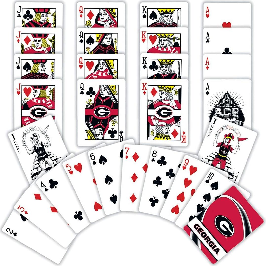Cartas de Juego NCAA Bulldogs de Georgia - MasterPieces