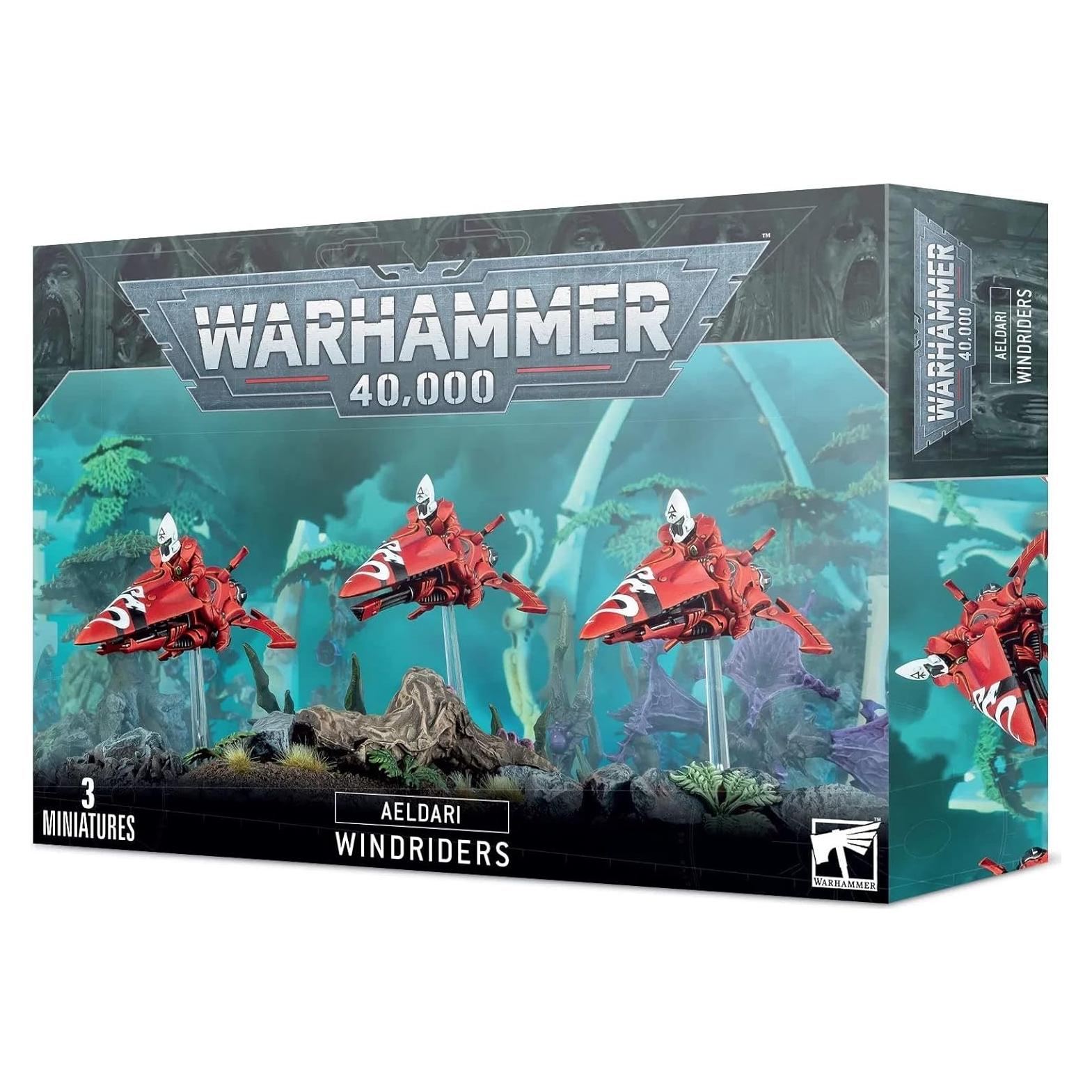 Miniatura Aeldari Windriders Games Workshop 3 Jetbikes 14+
