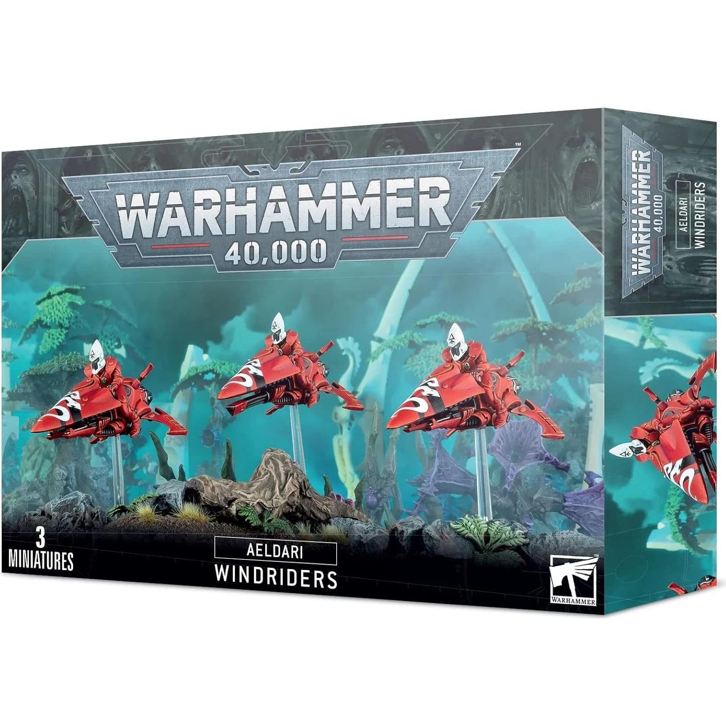 Miniatura Aeldari Windriders Games Workshop 3 Jetbikes 14+