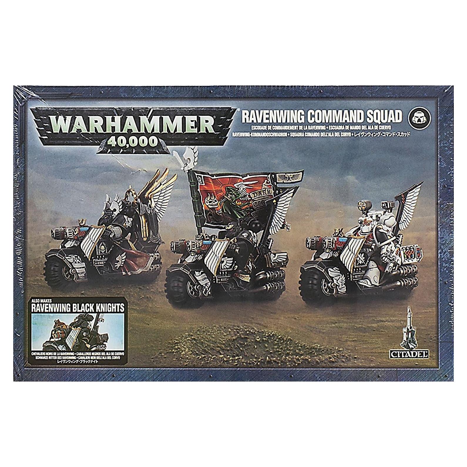 Comando Ravenwing Dark Angels Games Workshop - Miniaturas 122 Piezas