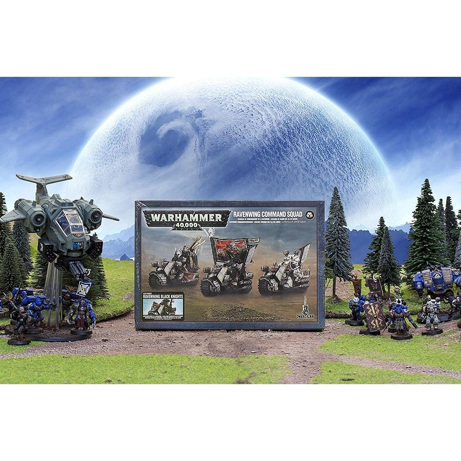 Comando Ravenwing Dark Angels Games Workshop - Miniaturas 122 Piezas