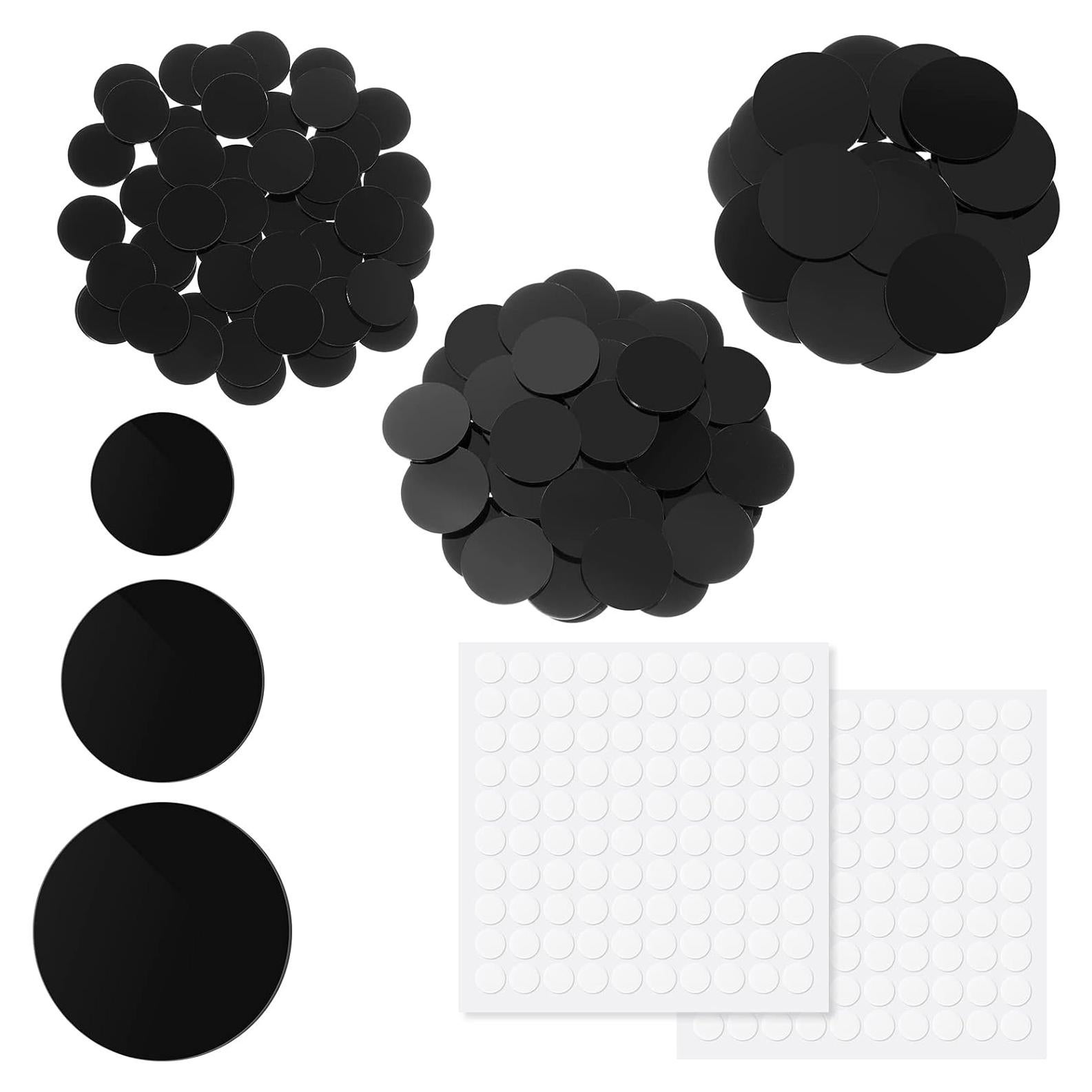 Bases Miniatura Acrílicas Yerliker 120 Pcs 25mm 35mm 45mm