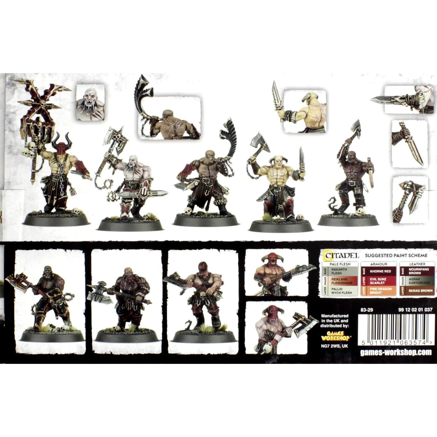Figuras de Guerra Warhammer 40K Bloodreavers Khorne 20 unidades