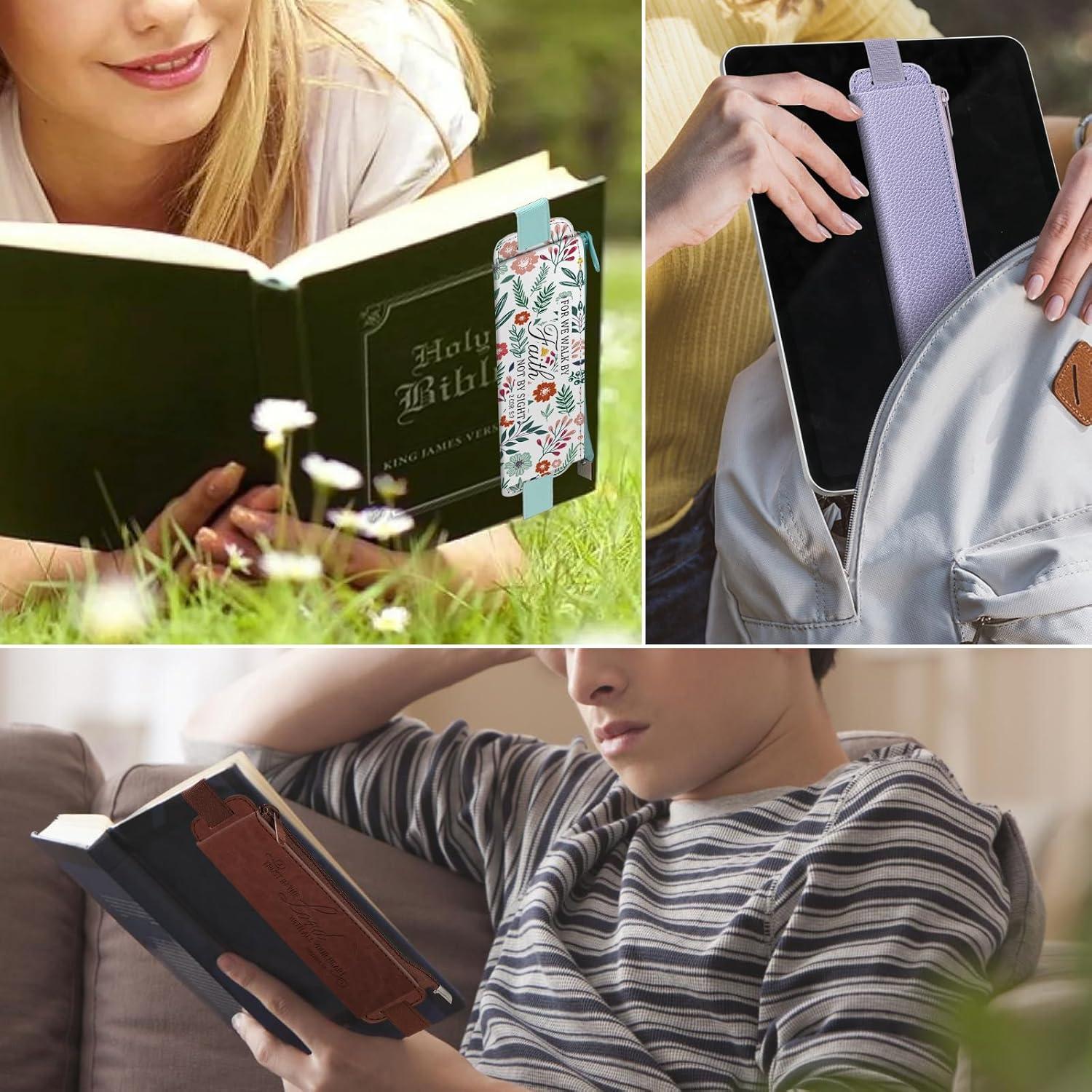 Soporte Elástico para Bolígrafos FINPAC 2-Pack - Cuero Sintético