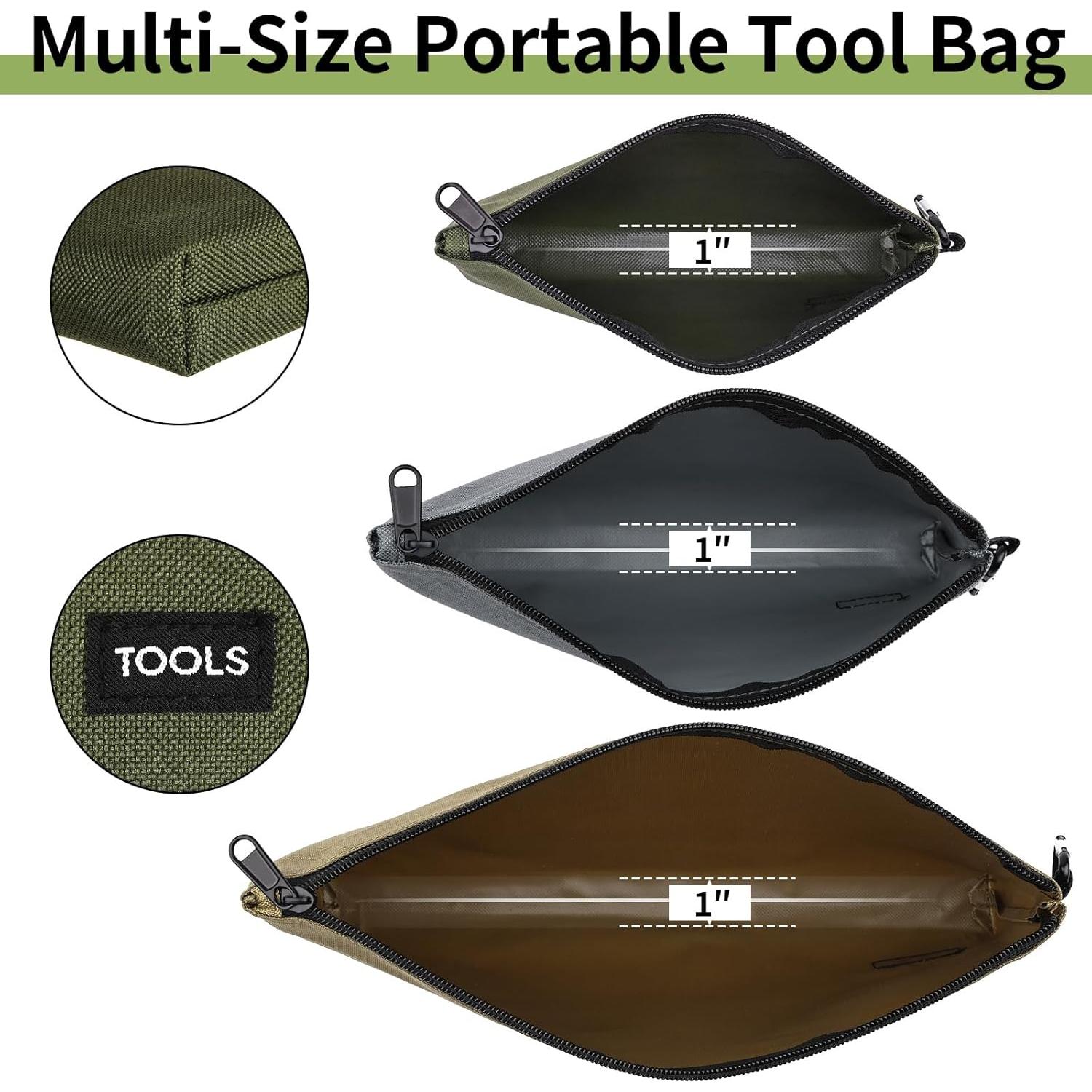 Paquete de 6 Bolsas de Herramientas COIDEA Multicolor