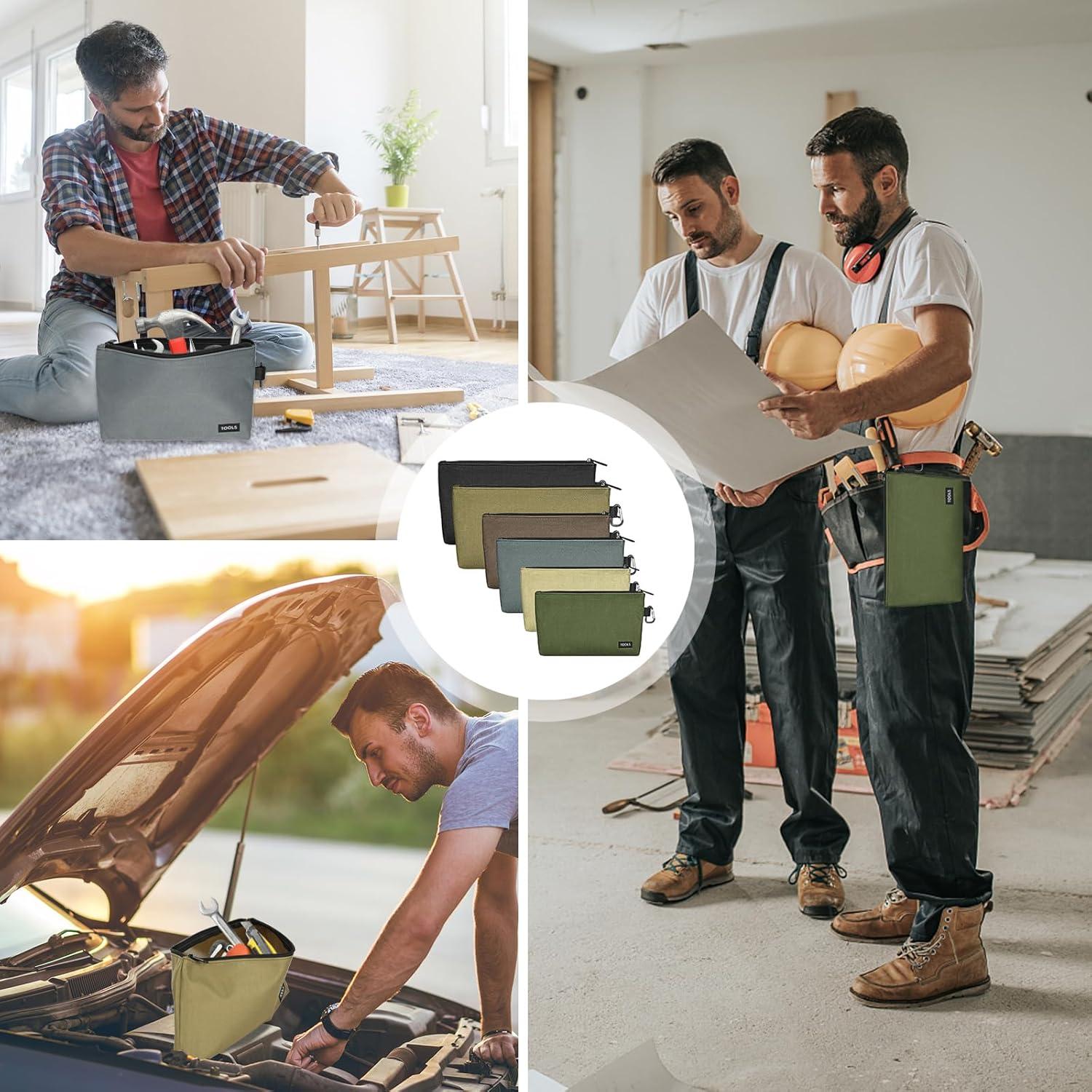 Paquete de 6 Bolsas de Herramientas COIDEA Multicolor