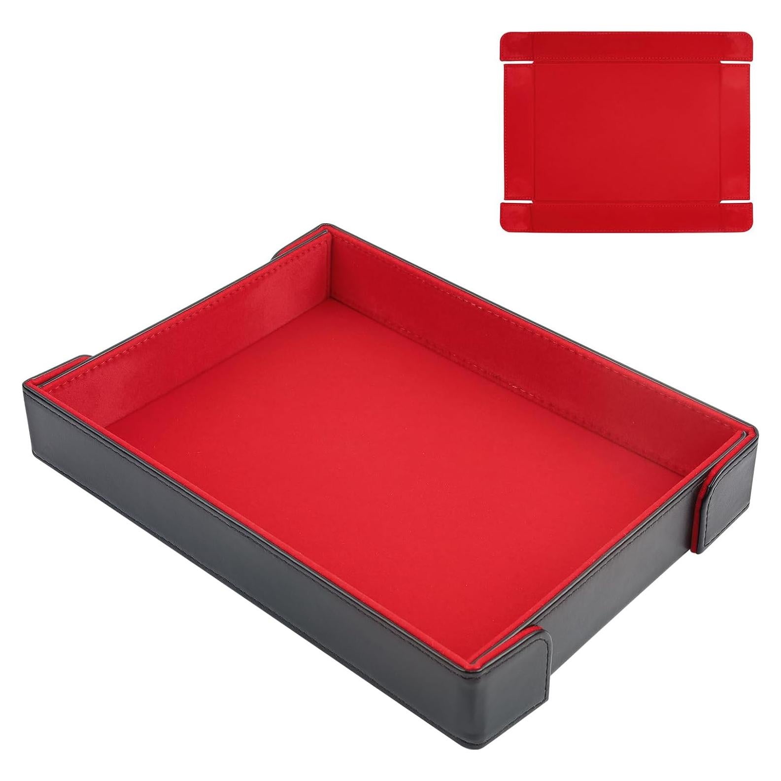 Bandeja de Dados Plegable Buweeo Rojo Magnética 33x26.7cm
