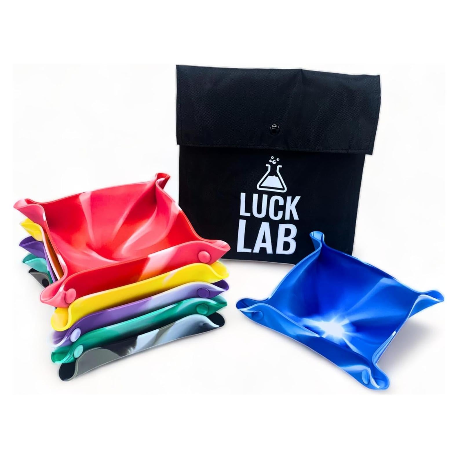 Tazones Plegables de Silicona Luck Lab - 6 Unidades Colores