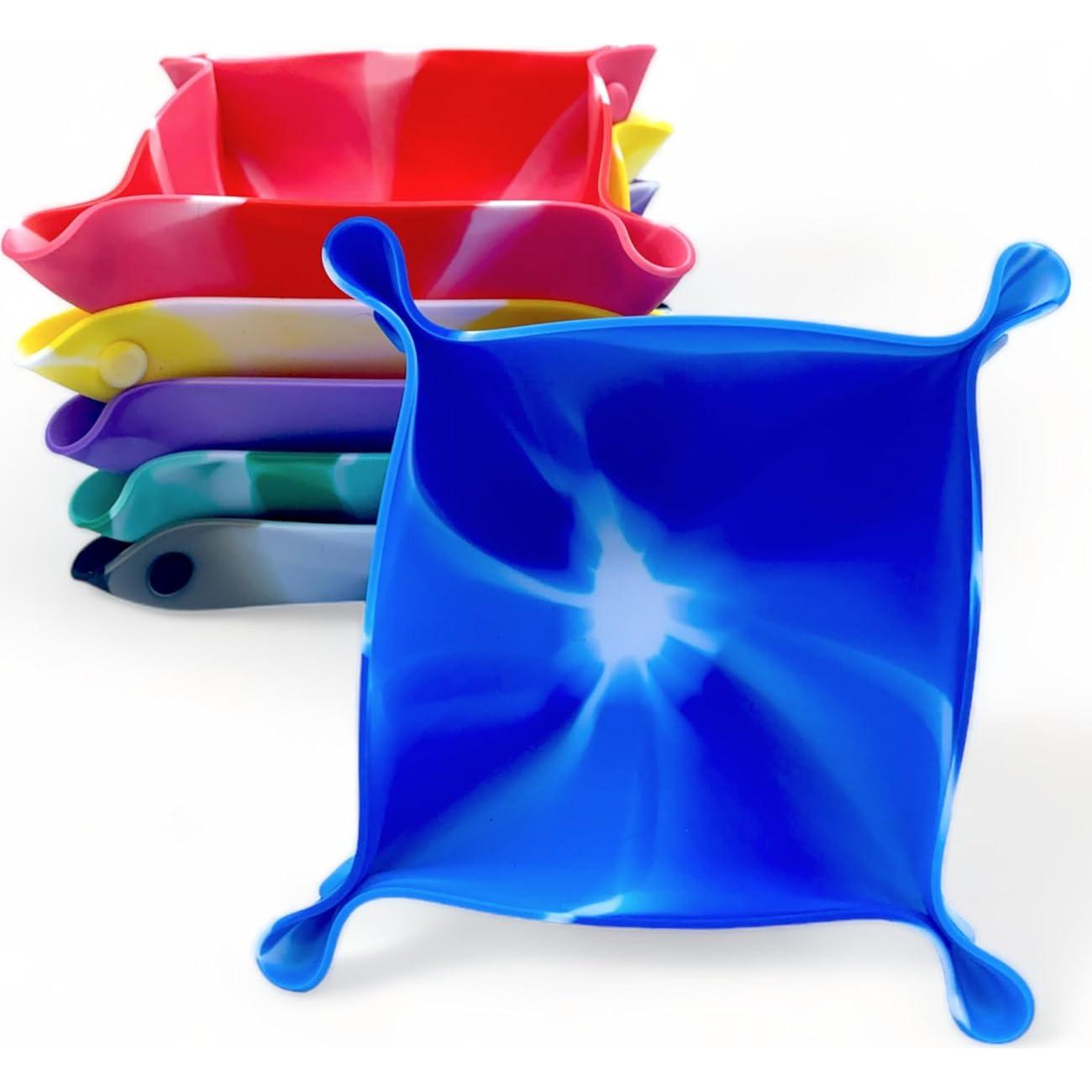 Tazones Plegables de Silicona Luck Lab - 6 Unidades Colores