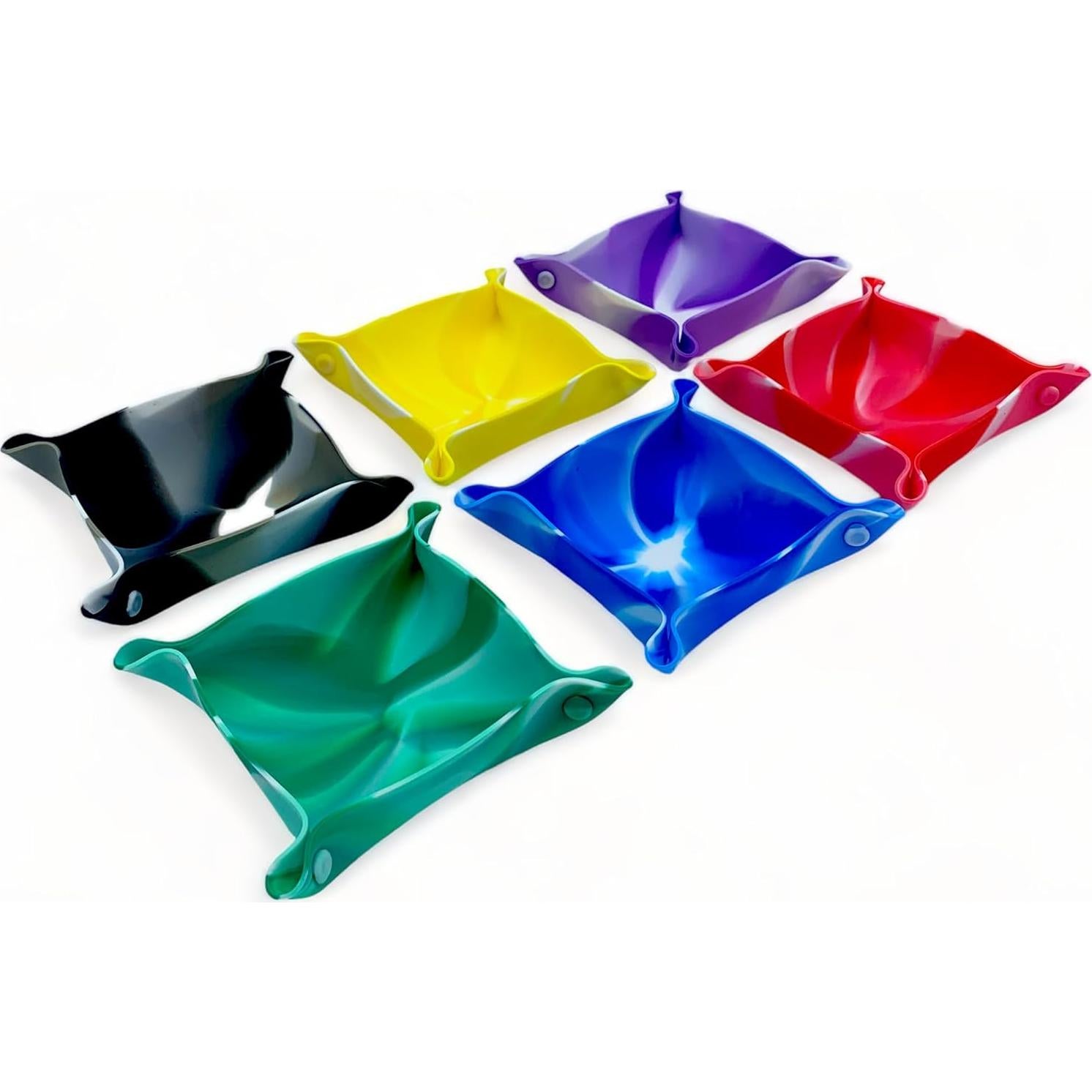 Tazones Plegables de Silicona Luck Lab - 6 Unidades Colores