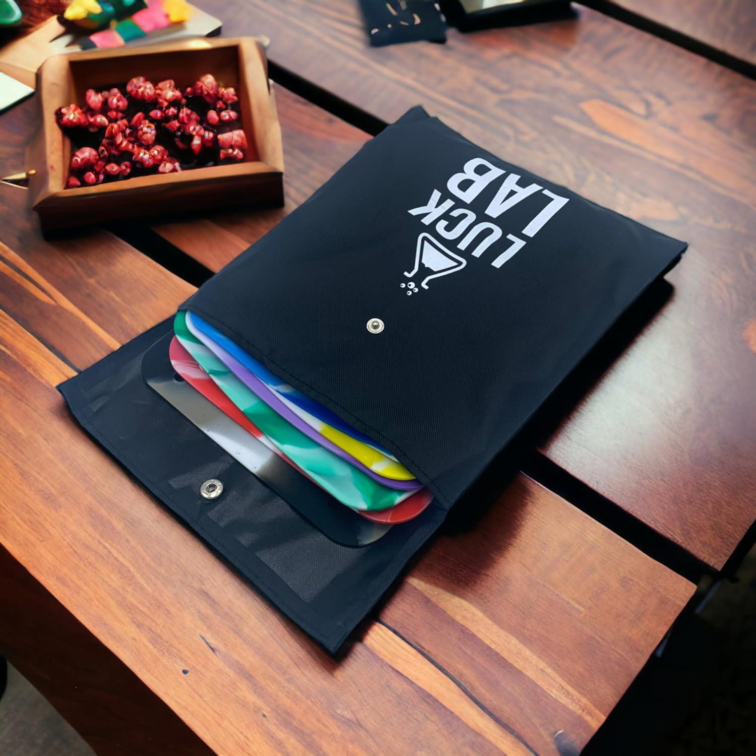 Tazones Plegables de Silicona Luck Lab - 6 Unidades Colores