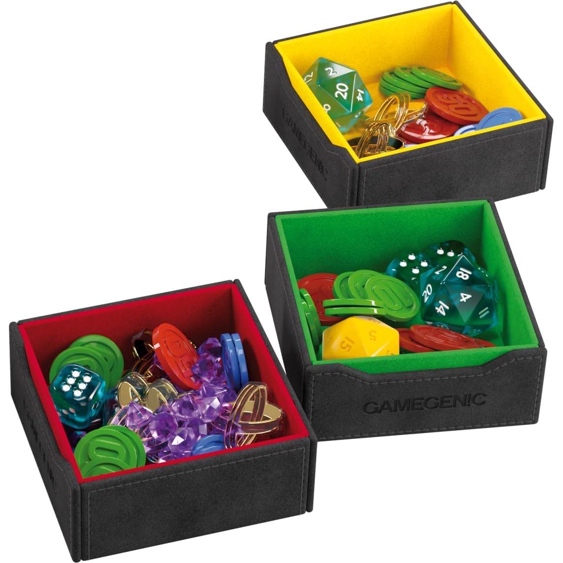 Caja de Tokens Gamegenic - Almacenamiento Multifuncional Negro