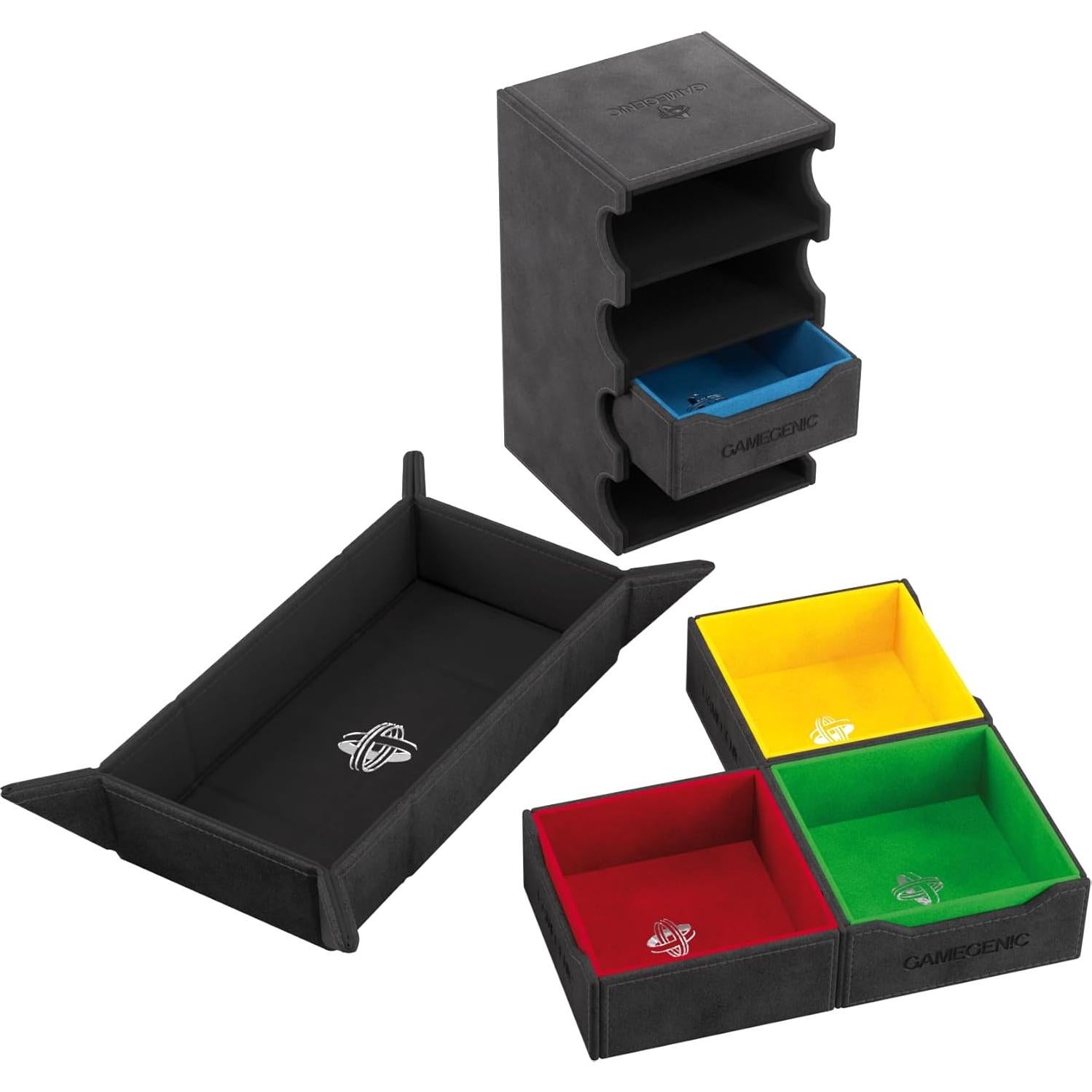 Caja de Tokens Gamegenic - Almacenamiento Multifuncional Negro