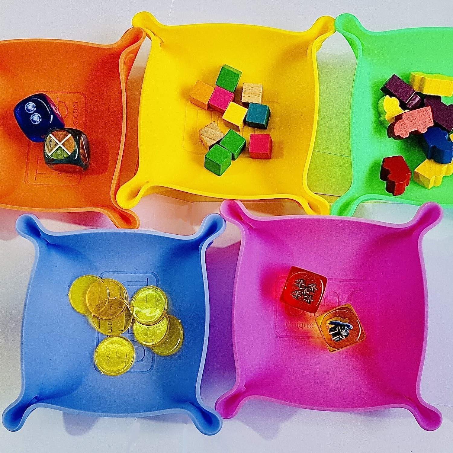 Bandeja para Dados Plegable FREE MARKET - 5 Cuencos Silicona