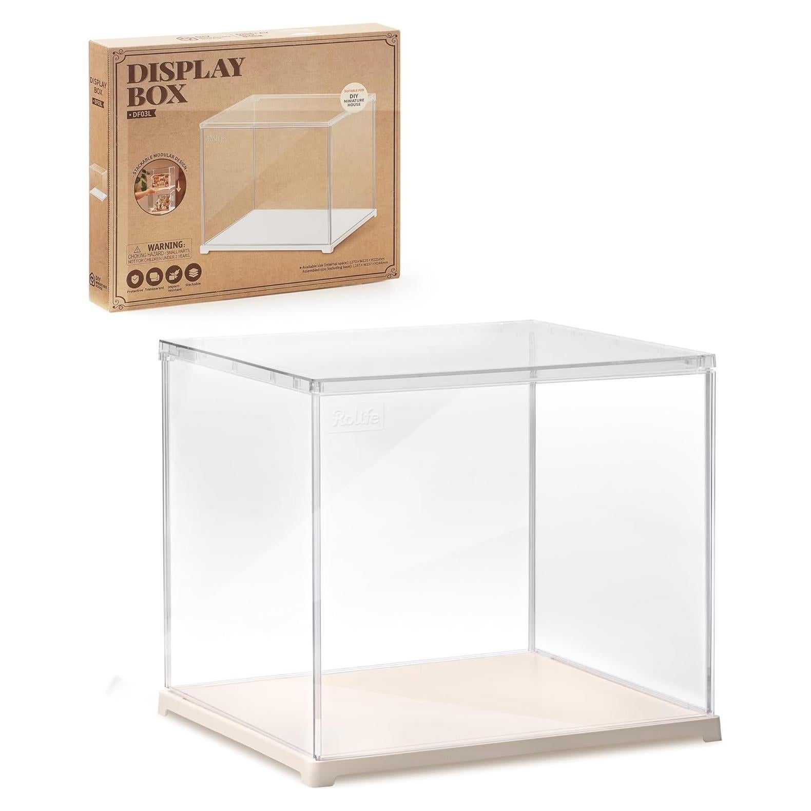 Caja de Exhibición Acrílica Rowood 28.7x23.6x24.4 cm