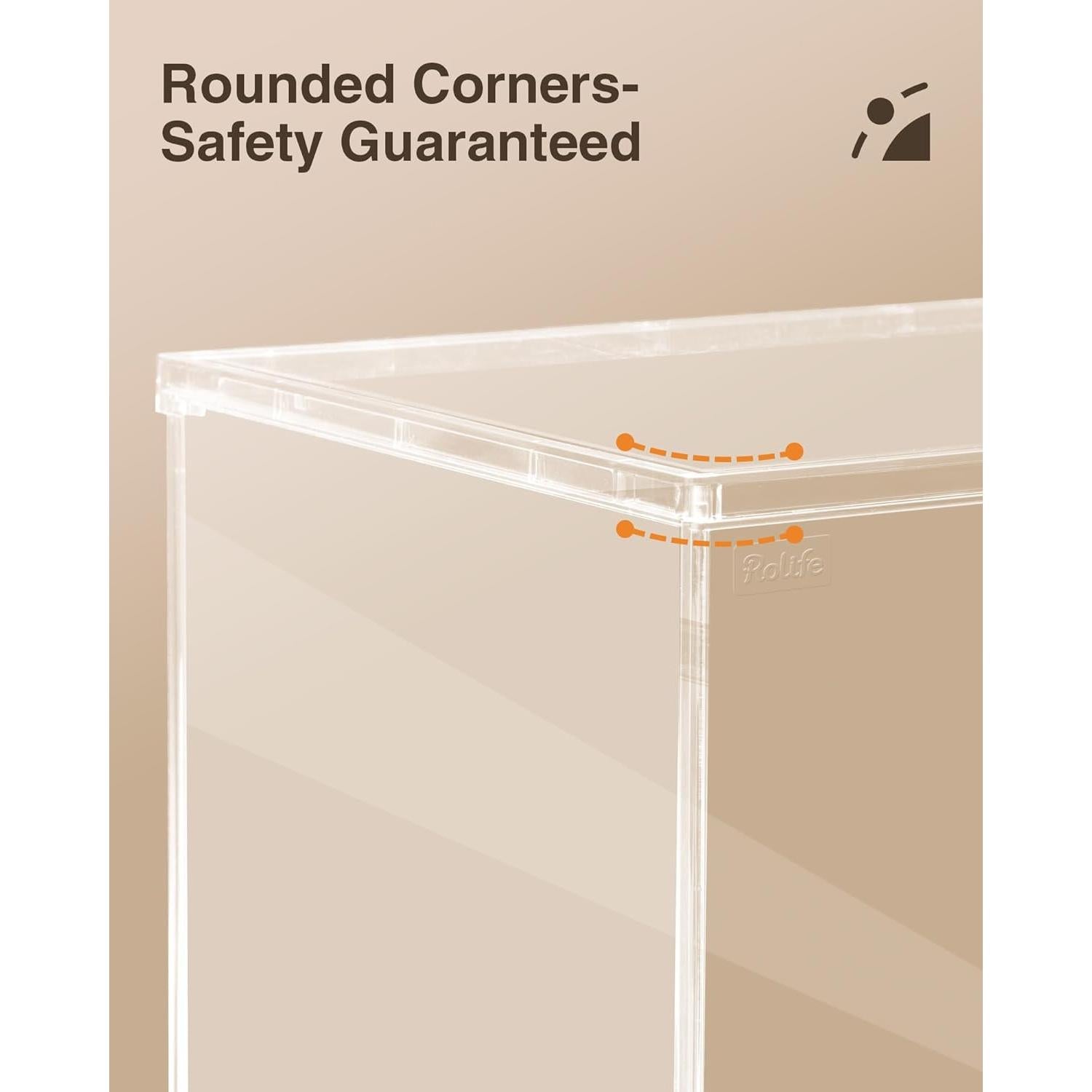 Caja de Exhibición Acrílica Rowood 28.7x23.6x24.4 cm