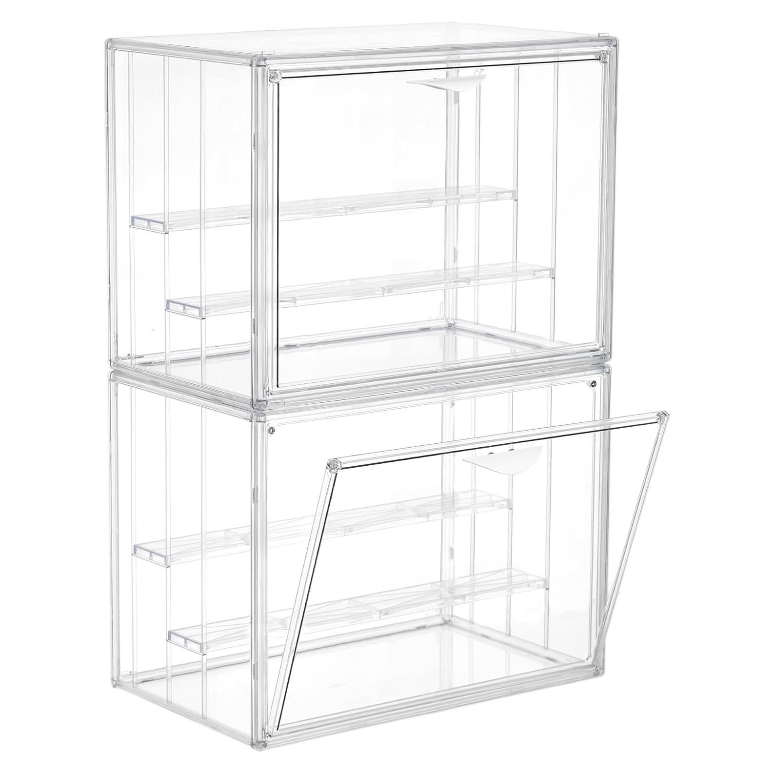 Caja de Exhibición Acrílica LXLXXL 3 Niveles Apilable 25x37cm