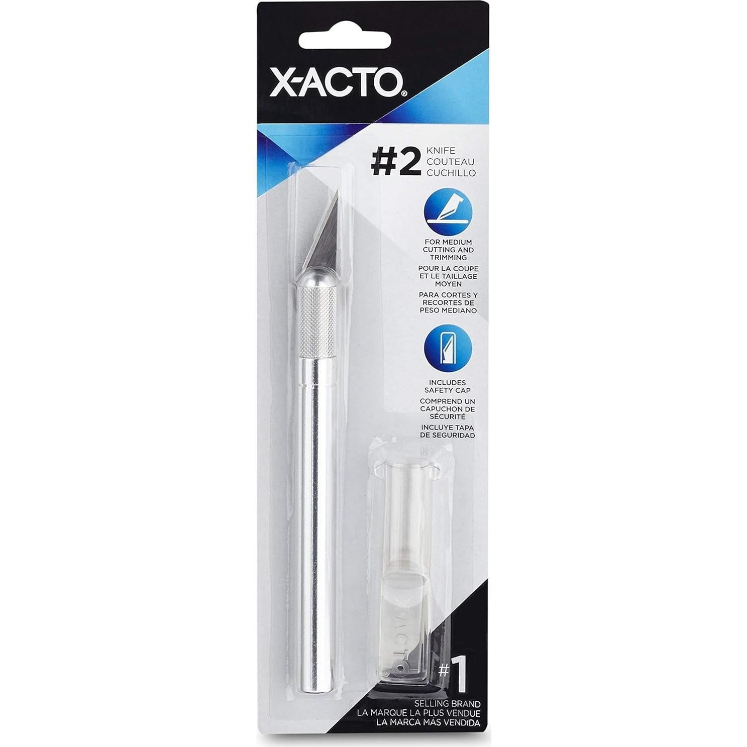 Cuchillo de Precisión X-ACTO #2 con Tapa de Seguridad