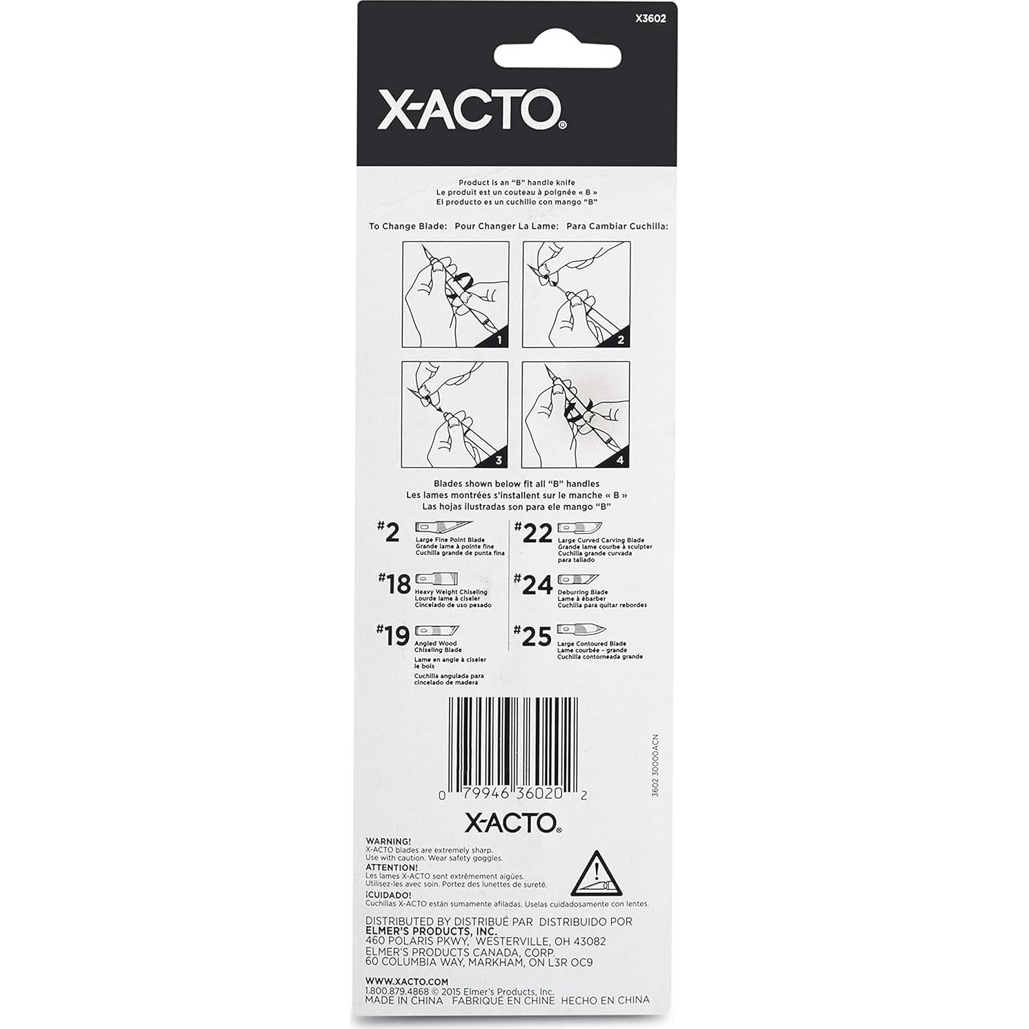 Cuchillo de Precisión X-ACTO #2 con Tapa de Seguridad