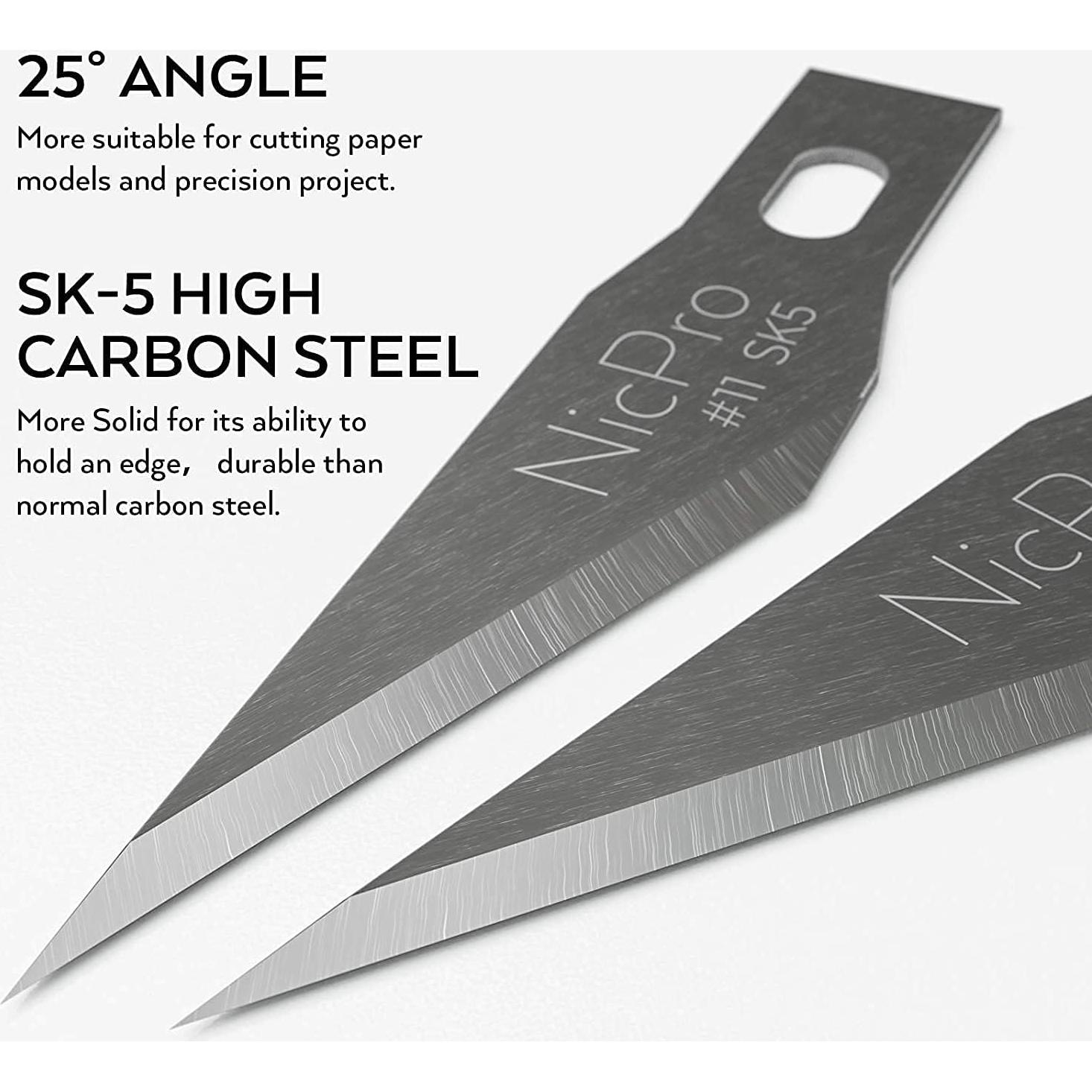 Juego de Cuchillos de Hobby Nicpro 123 PCS con Repuestos SK-5