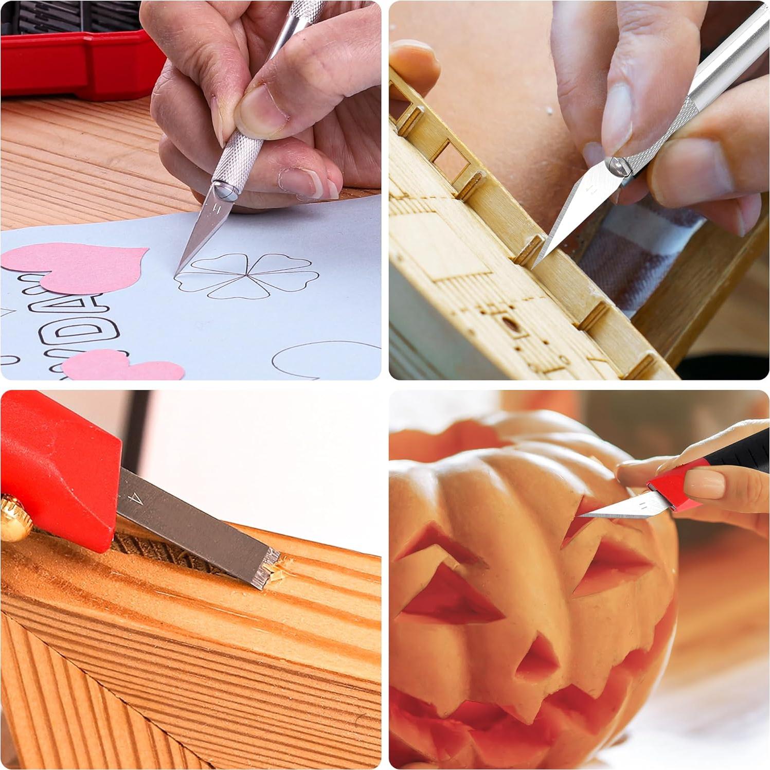 Set de Cuchillos de Precisión FASTPRO 40 Piezas con Accesorios