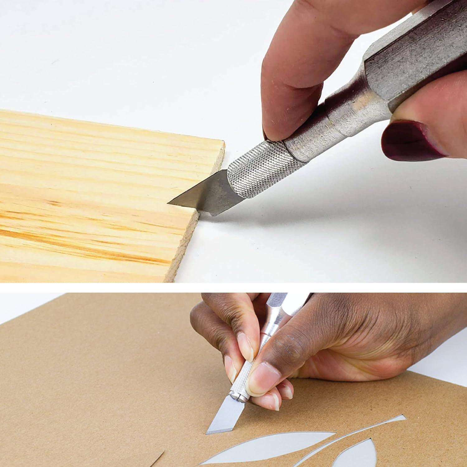 Cuchillo de Precisión K6 Excel Blades - Mango Metálico 12cm