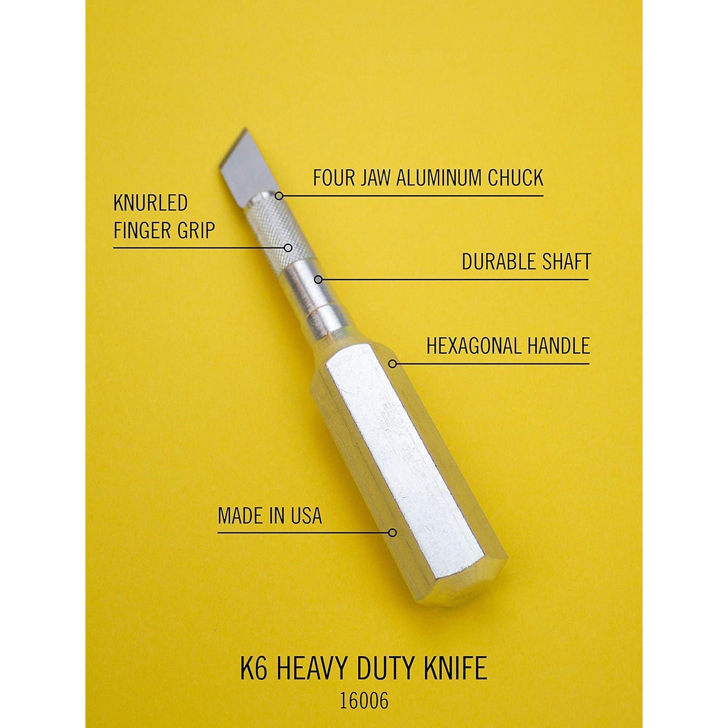 Cuchillo de Precisión K6 Excel Blades - Mango Metálico 12cm