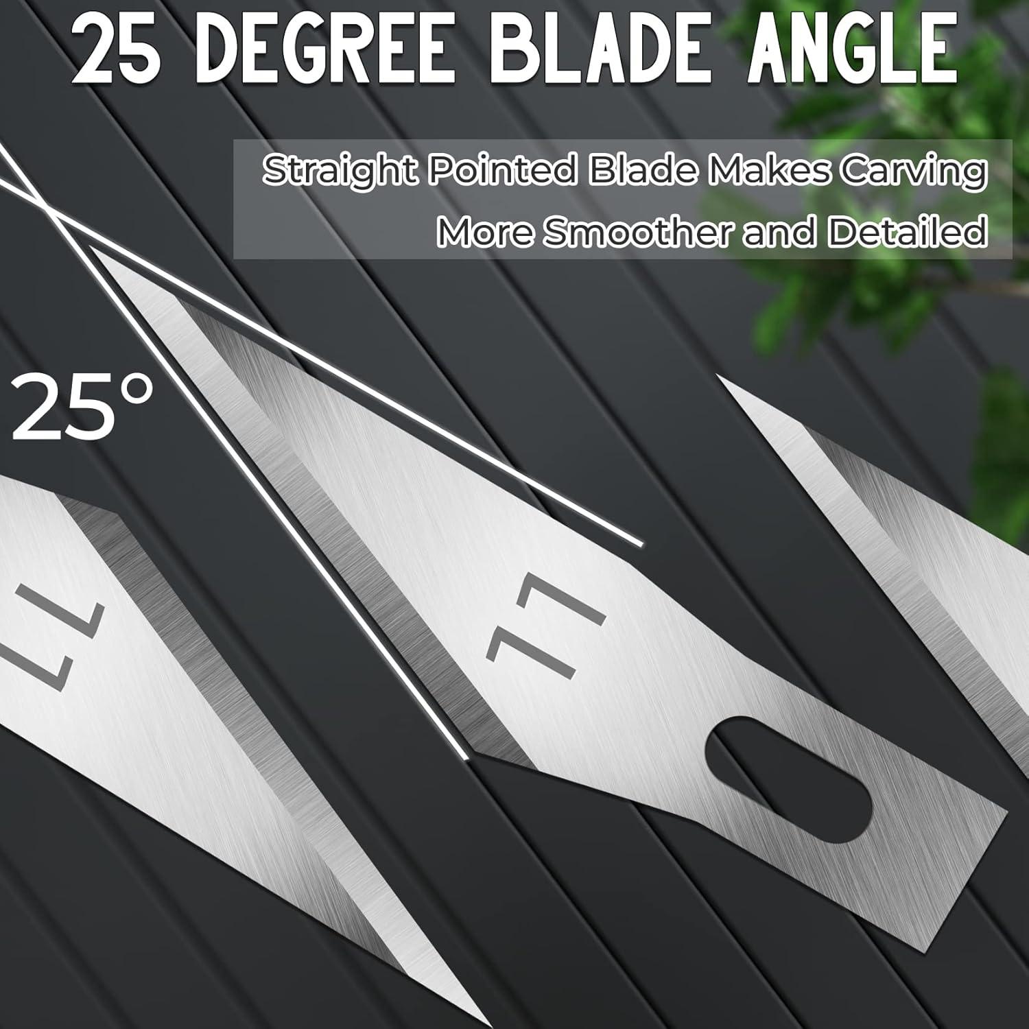 Cuchillas de Hobby Jetmore #11 - 100 Piezas de Acero al Carbono