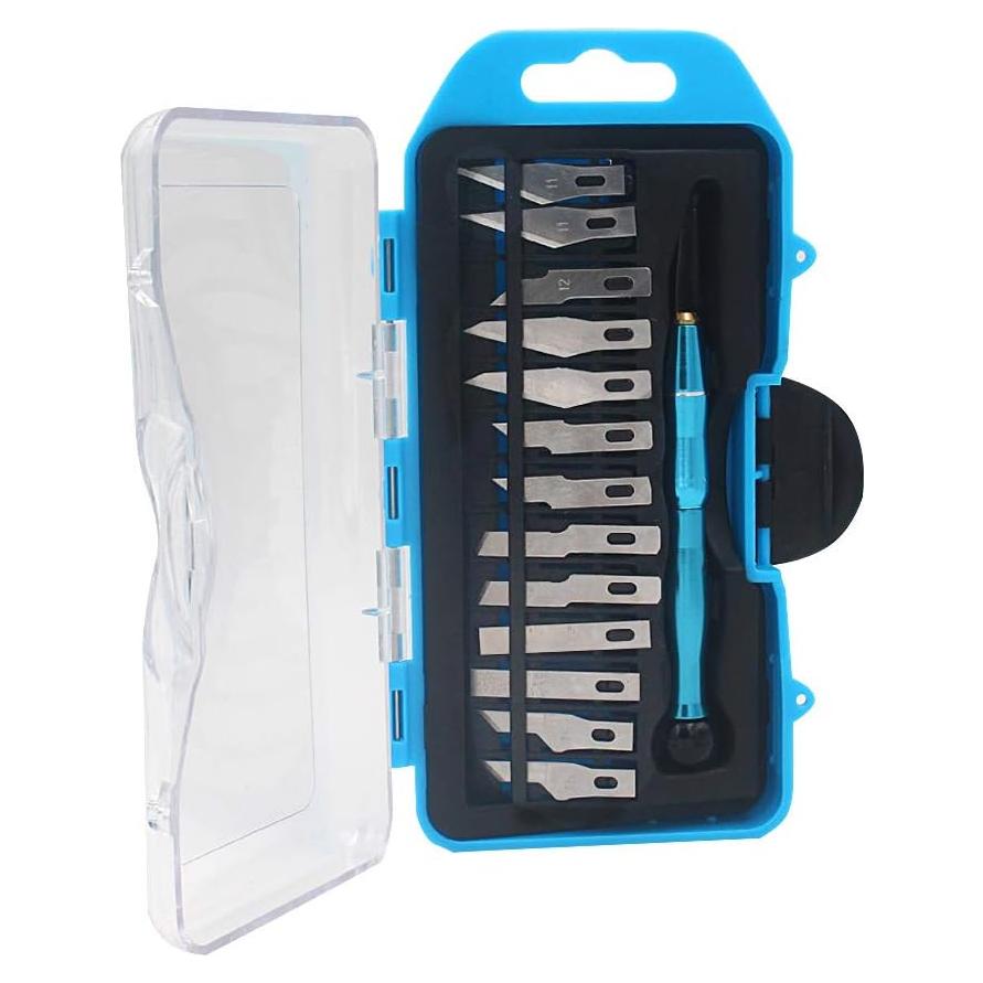 Juego de cuchillos de manualidades Miular con 13 hojas de repuesto