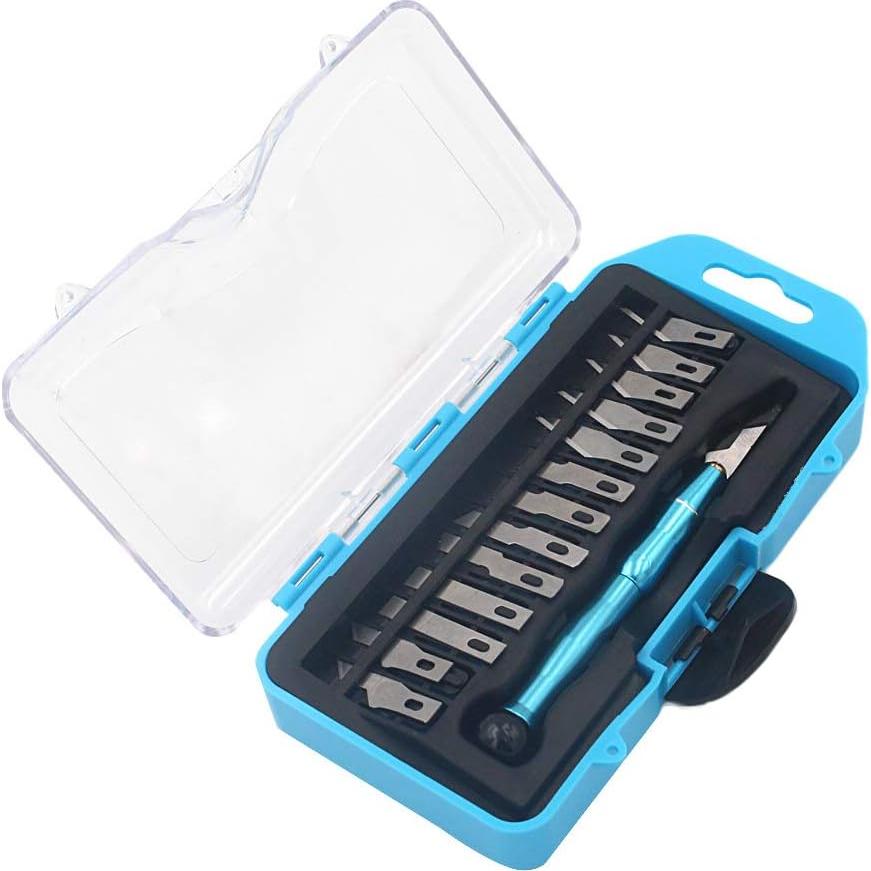 Juego de cuchillos de manualidades Miular con 13 hojas de repuesto