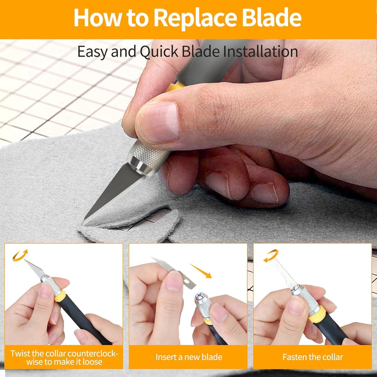 Juego de cuchillos de precisión JIAN 30 piezas para manualidades