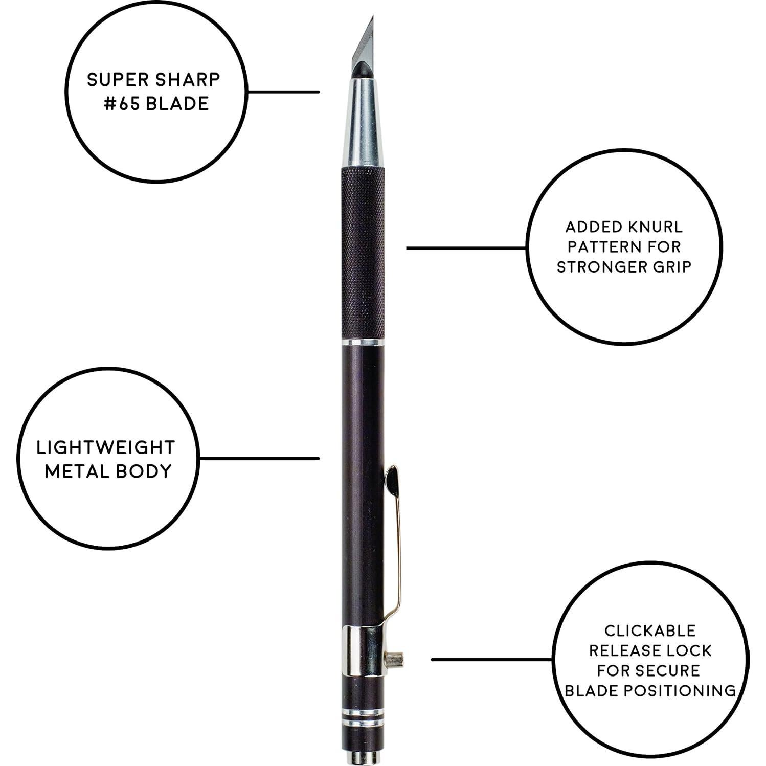 Cuchillo de Hobby Excel Blades K47 Retráctil 22.86cm