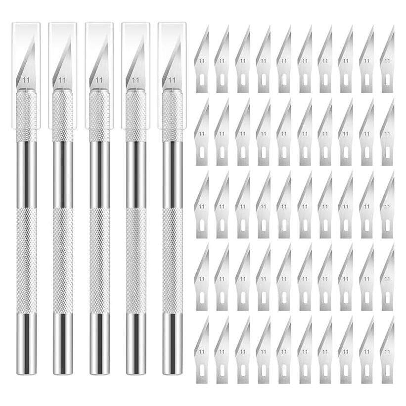 Set de 5 Cuchillos de Manualidades Headley con 50 Cuchillas