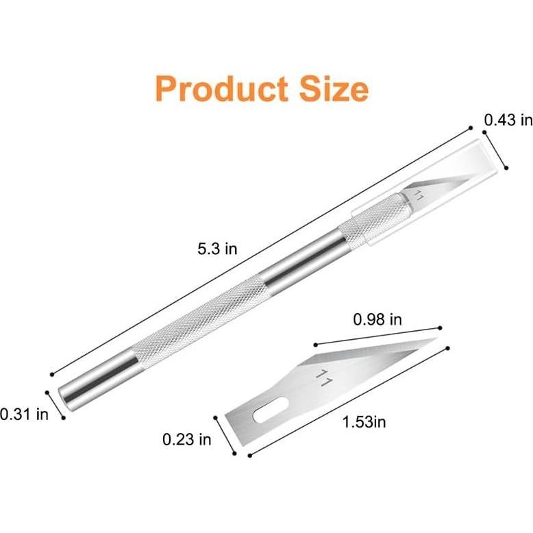 Set de 5 Cuchillos de Manualidades Headley con 50 Cuchillas